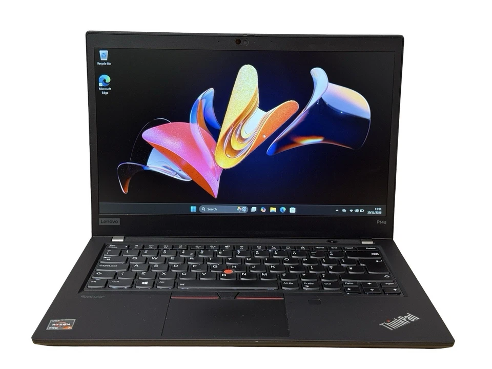 Lenovo ThinkPad P14s Laptop 14" Ryzen 7 Pro 4750U 8GB 256GB NVMe Windows 11 TL4 - Image 3 of 4