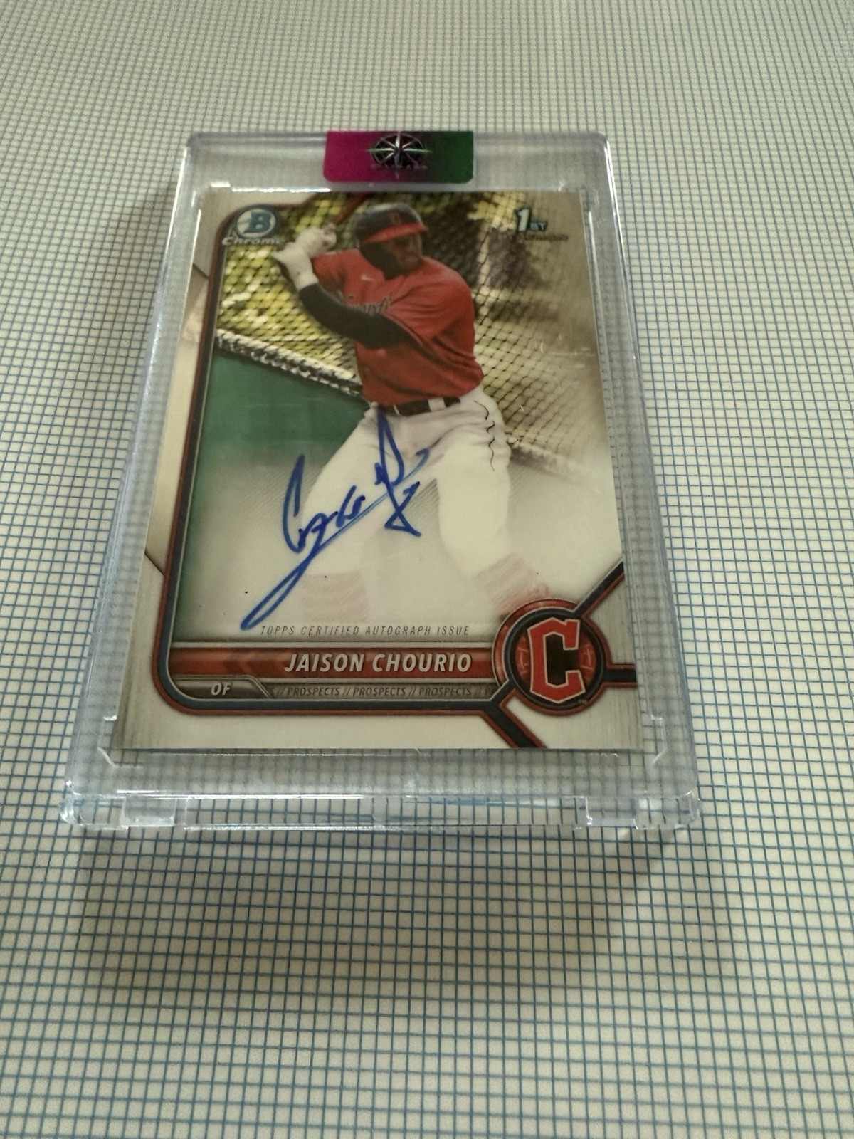 2022 Bowman Chrome 1st Prospect RC Auto Jaison Chourio #CPA-JCO