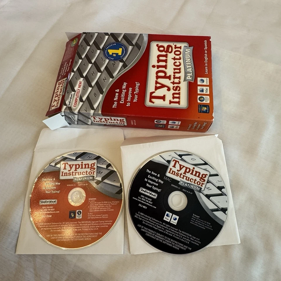 Typing Instructor Platinum Version 21 Mac Windows Learn in English or Spanish - Image 2 of 4