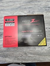New Open Box Zenith DTT901 Digital TV Tuner Converter Box w/Remote and Cables