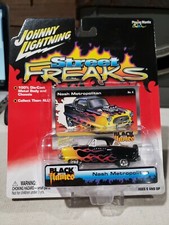 JOHNNY LIGHTNING STREET FREAKS BLACK WITH FLAMES NASH METROPOLITAN NEW SEALED