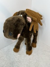 Vintage Dakin Moose Plush 13 Inch Chewie Newgett 1983 Pink Tongue  Ears