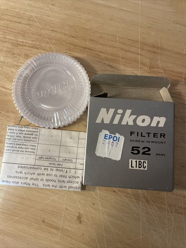 Nikon 52mm L1BC Sky Filter Original Case, Box, Instructions (No Filter) - Picture 1 of 1