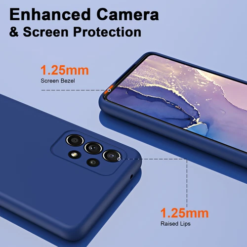 Für Samsung Galaxy A23 5G Luxus stoßfest flüssig weich TPU Silikon Hülle Cover - Bild 4 von 24