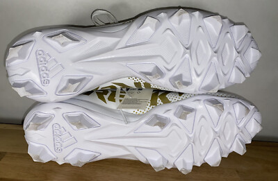 Adidas Freak Spark MD White-Gold Football Cleats Moulded  display picture 1