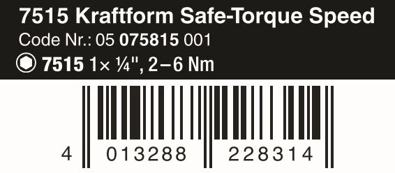 Kraftform Cacciavite Dinamometrico Safe-Torque 7515 - 2-6 Nm, 1/4, Per Serraggio Di Precisione - Foto 8