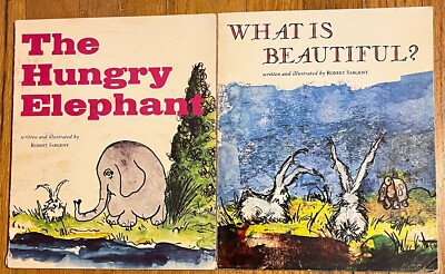WHAT IS BEAUTIFUL? : The Hungry Elephant : Robert Sargent lot : vintage