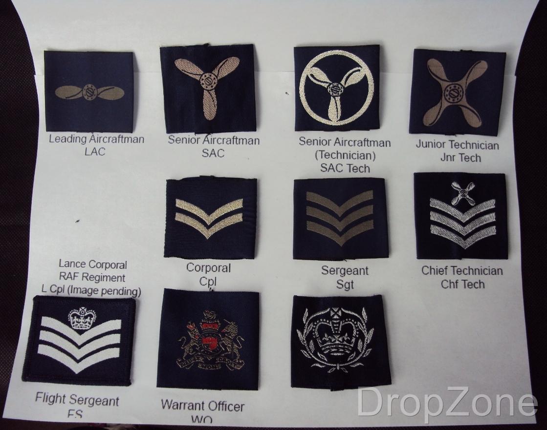 Badge Foro Non Rilasciato Patch Originale RAF – Senior Aircraftman (SAC), Nuova E Autentica Badge SAC Non Rilasciato - Foto 10