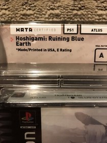 Hoshigami Ruining Blue Earth PlayStation 1 Ps1 Wata 9.6 A Not VGA Cgc Atlus 90s