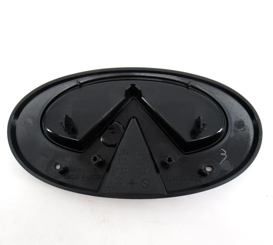 Original OEM Nissan Infiniti 62866-4AM0B emblema base 2015-2017 Q70 y Q70L Foto 4 de 4