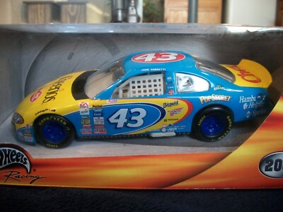 ミニカー Hot Wheels Cheerios 43 John Andretti Hot Wheels Racing #43 JOHN ANDRETTI CHEERIOS 2001 Die-Cast 1:24