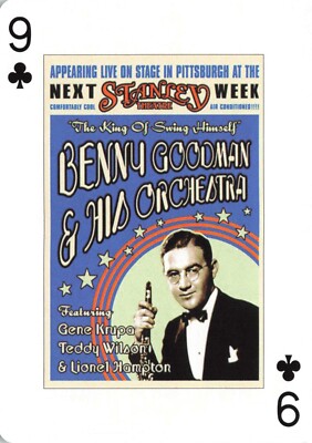BENNY GOODMAN ORCHESTRA Big Band Jazz Single Swap Card - 1 Card