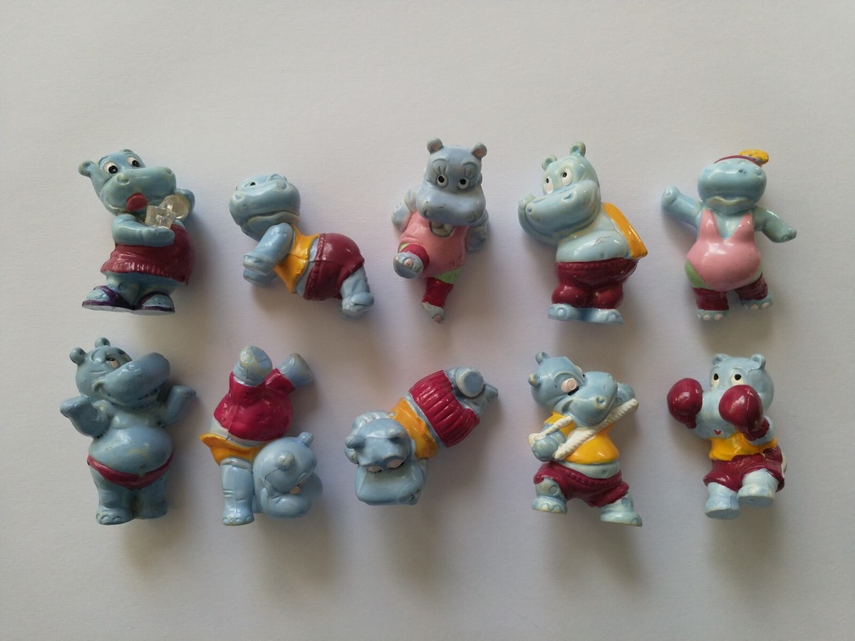 KINDER SURPRISE SET - HAPPY HIPPOS AT THE GYM 1990 NO ACCESSORIES