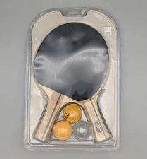 2009 Escalade Sports Stiga Ping Pong Table Tennis Paddle Red Black + 2 Balls