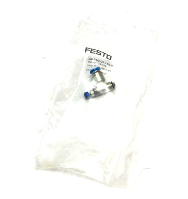 Festo GRLA-M5-QS-6-RS-D One-Way Flow Control Valve 197578
