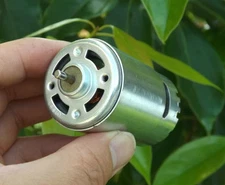 New 550 DC12V 14000RPM High Speed Dual-axis Carbon Brush DC Motor for DIY Parts