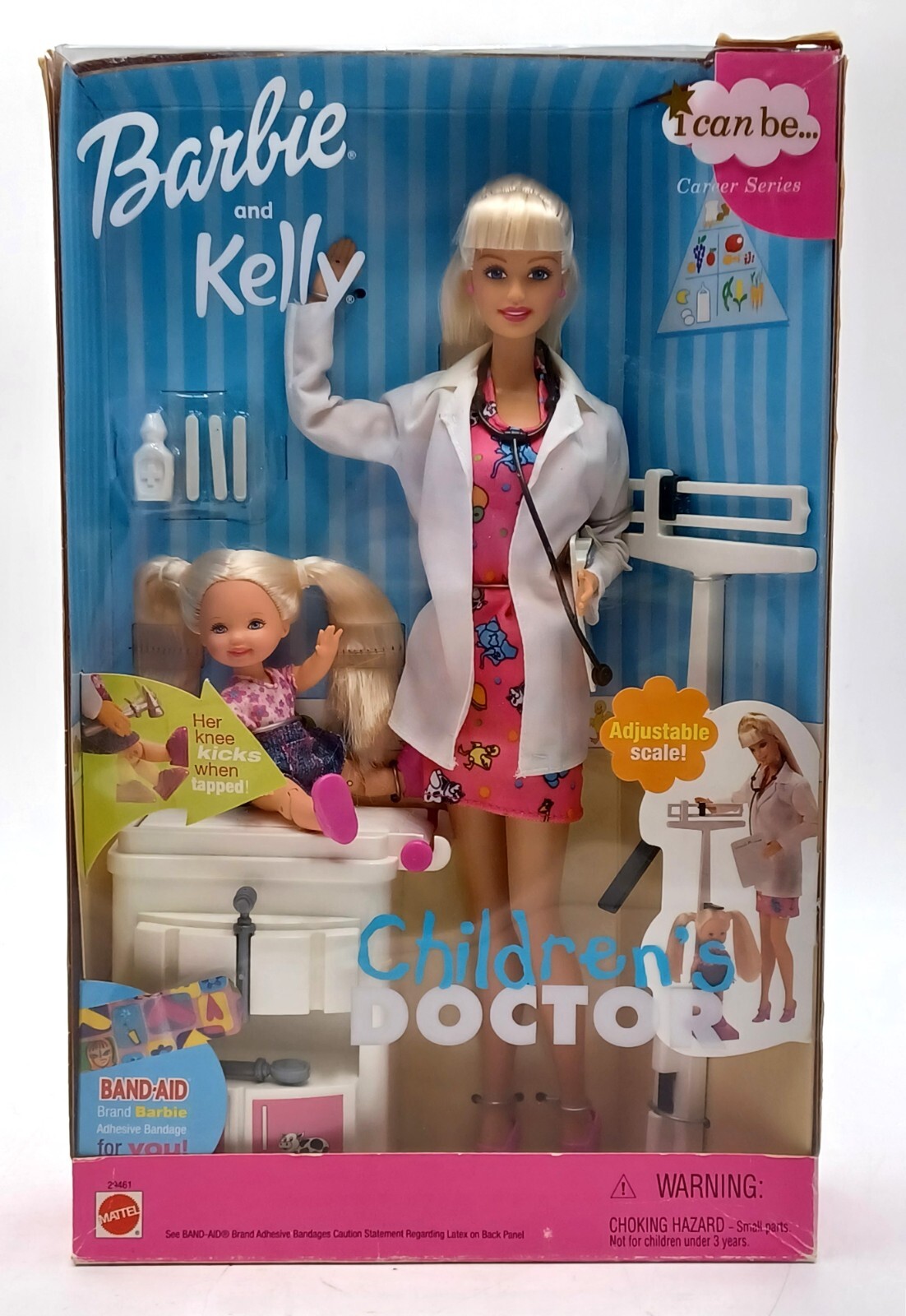 Children's Doctor Barbie & Kelly (Shelly) Puppe / 2000, Mattel 29461, NrfB
