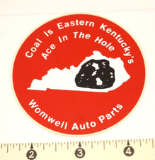 Coal Mining Sticker Womwell Auto Parts Coal is Eastern KY Ace in the Hole