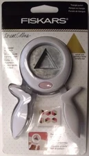 Fiskars 177010-1001 Teresa Collins Triangle Easy Squeeze Paper Punch - Scrapbook