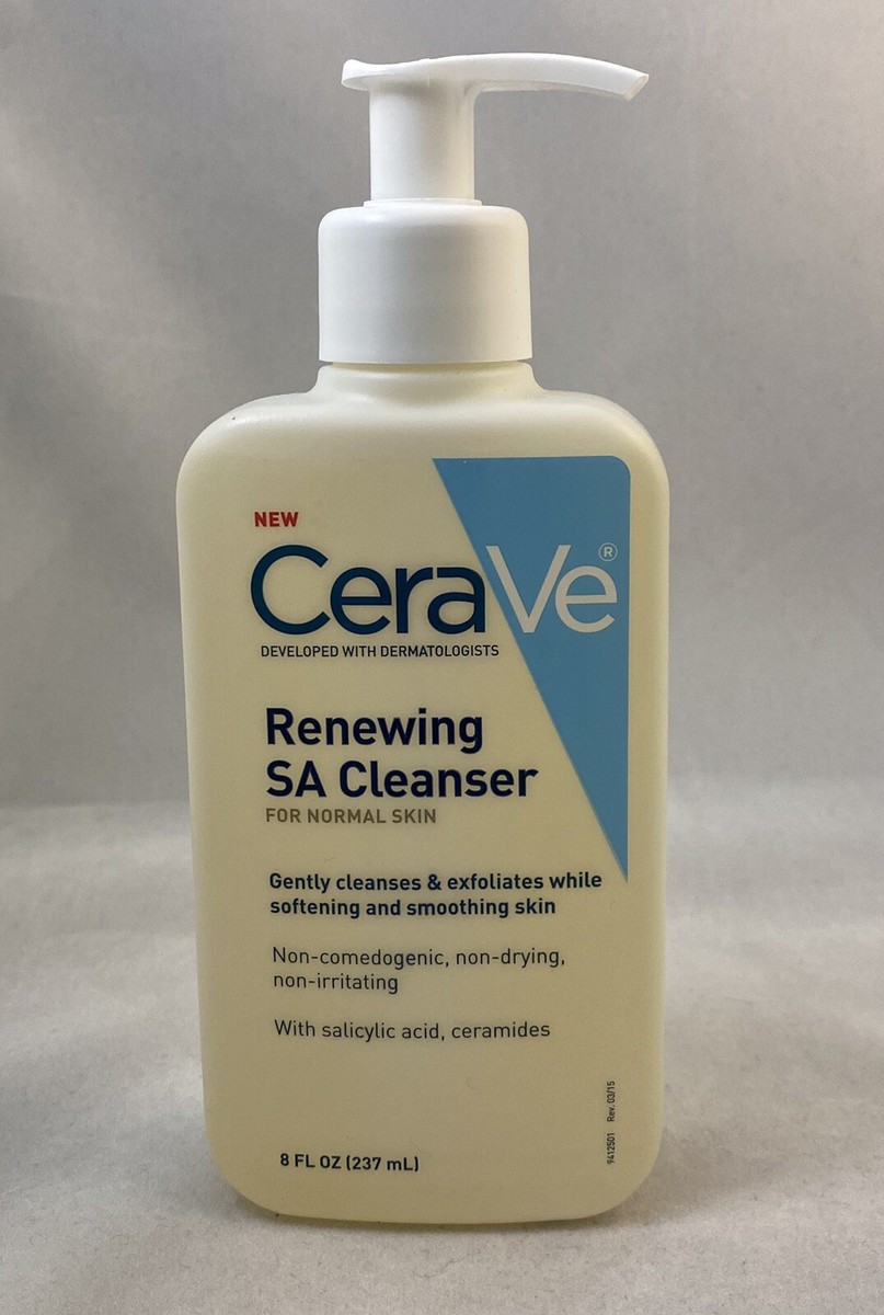 CeraVe Renewing SA Cleanser for Normal Skin, 8 Ounce 301872479087
