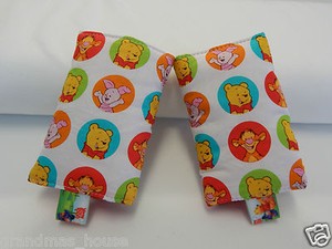 Moustaches on Black Ergo Baby Carrier Dribble Drool Pads Suits Most Carriers