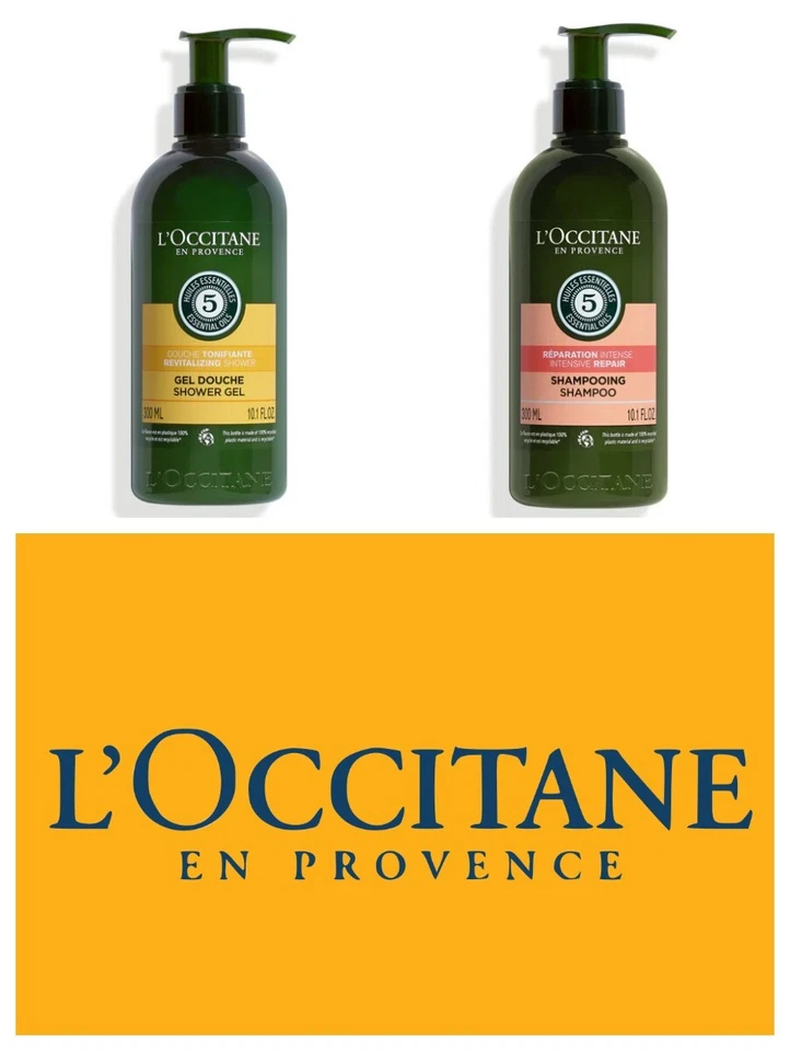 L’OCCITANE L'Occitane Revitalizing Aromachology Duschgel & Shampoo 2 x 300 ml Flaschen