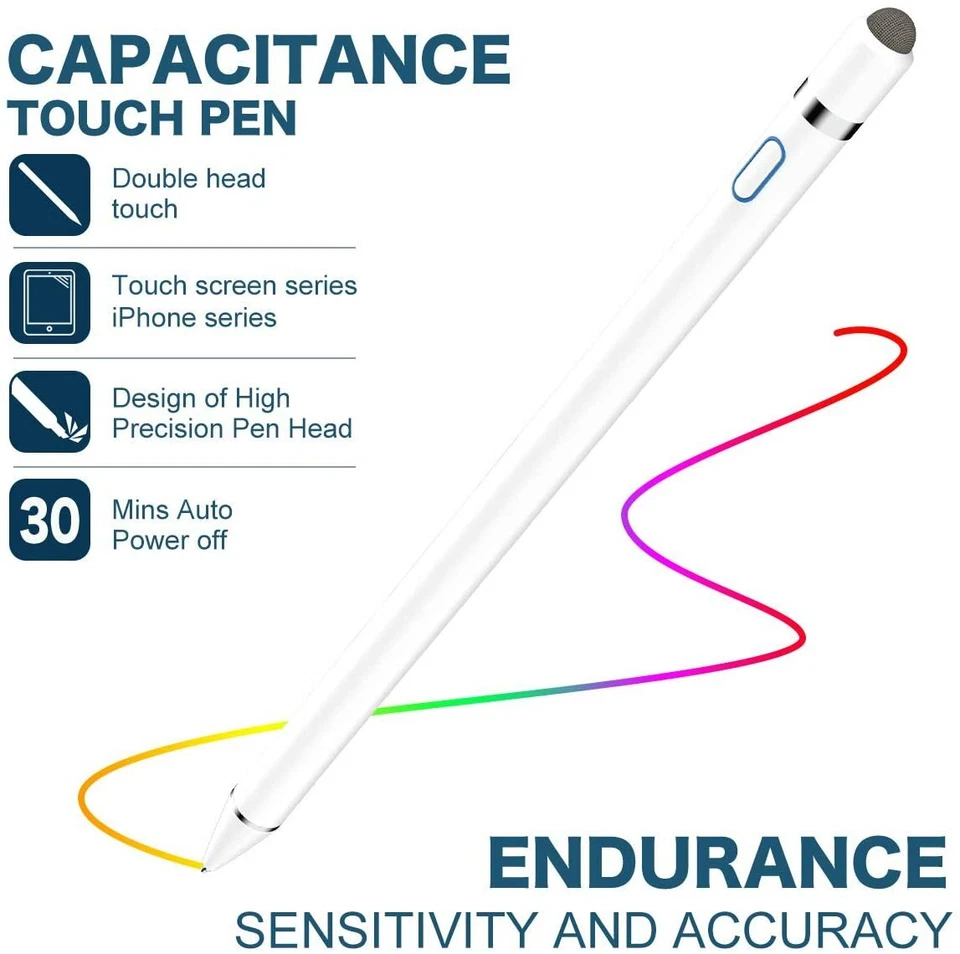 Stylus Pen for Touch Screens Compatible with iPhone iPad Pro and Other Tablets - Image 4 of 4