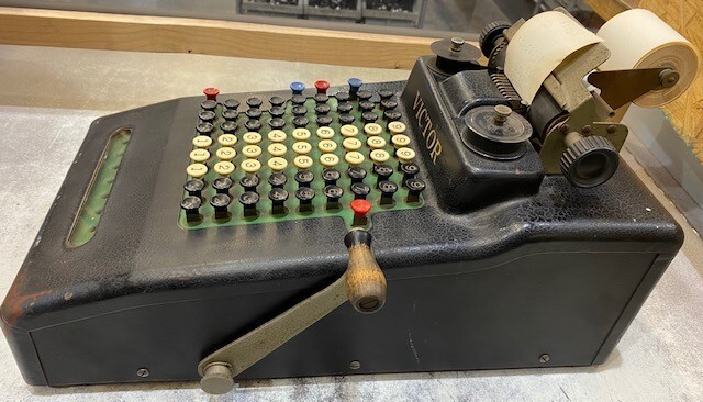 Antique VICTOR Adding Machine Vintage 1920's Era | eBay