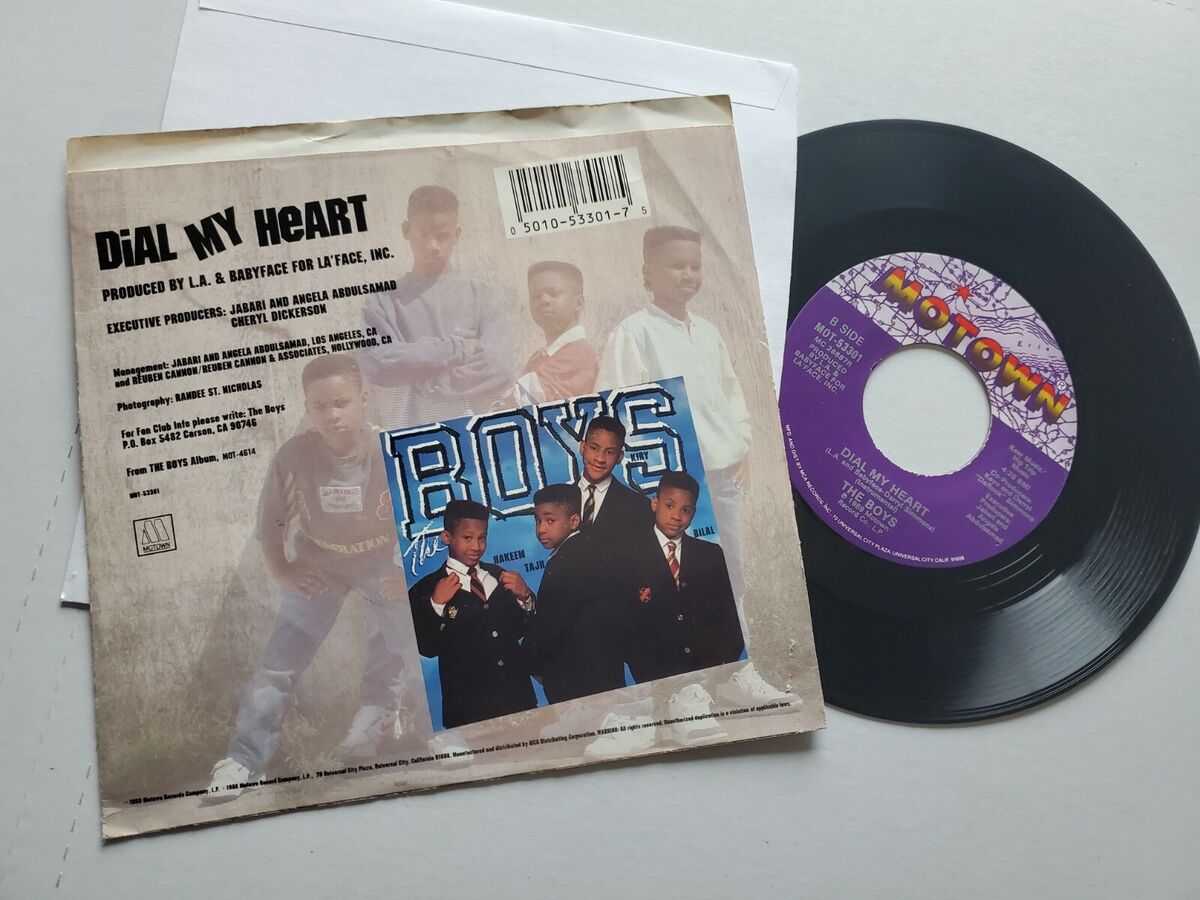 THE BOYS - Dial My Heart / (Instrumental) 1988 NEW JACK THE BOYS - Dial My Heart / (Instrumental) 1988 NEW JACK