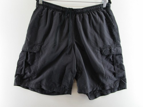 Drawstring Elastic Waist Cargo Shorts 