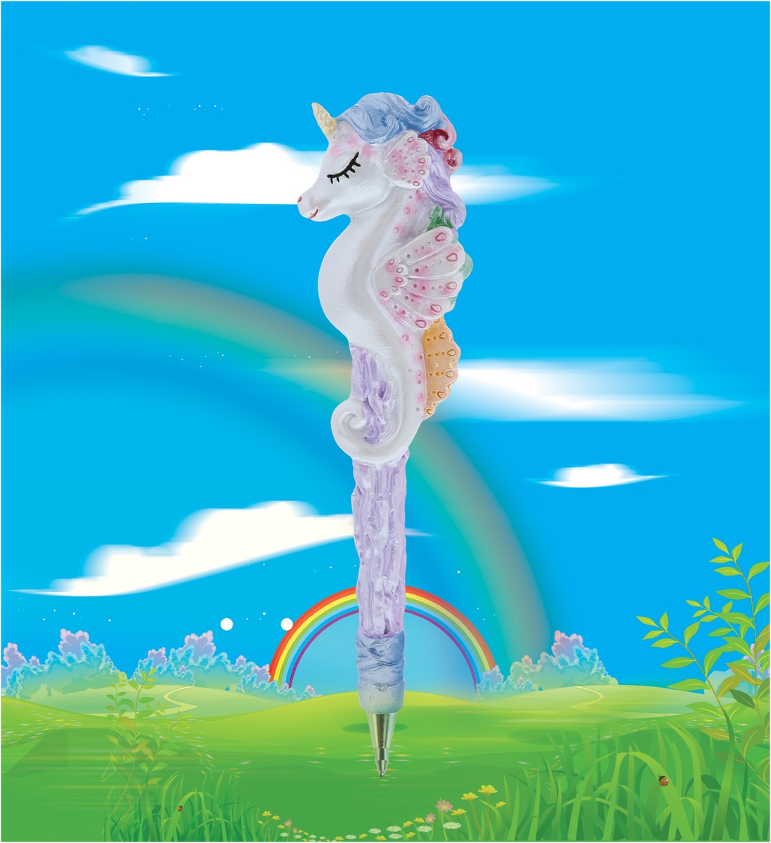 Planet Pen -Rainbow Horn, Magical Unicorn, Rainbow Unicorn