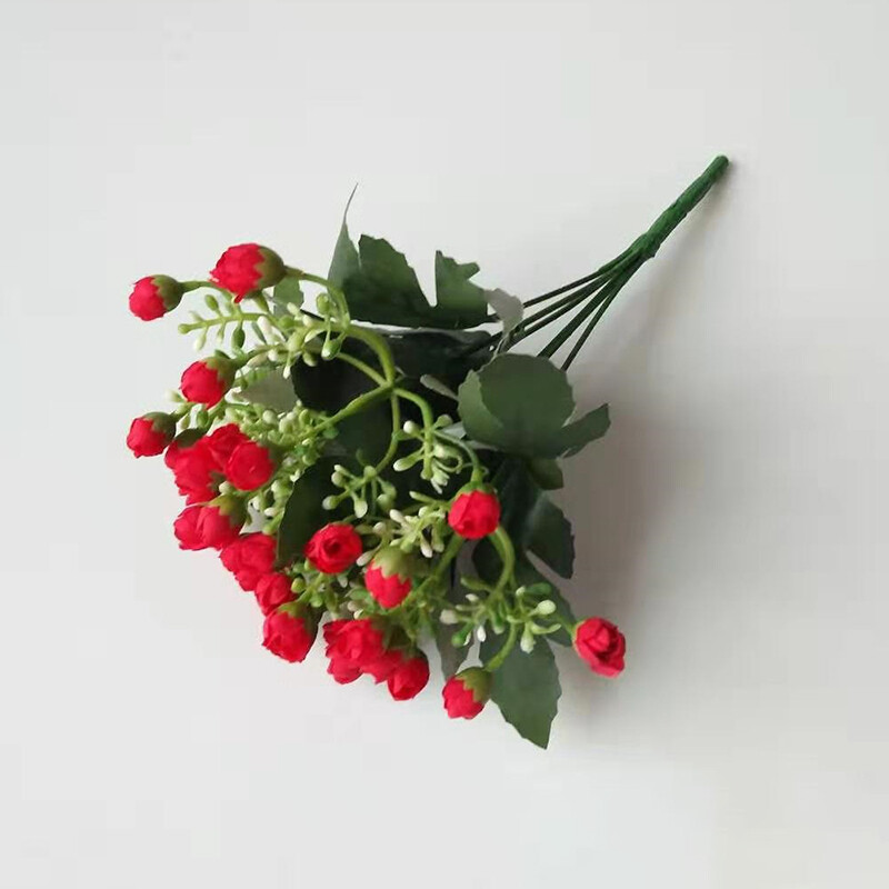 Artificial Plants Fake Leaf Foliage Flower Bouquet Garden Home Decor