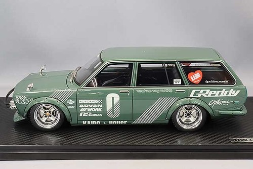 1/18 IG ignition #IG3147 Datsun Bluebird (510) Wagon Green - Picture 2 of 3