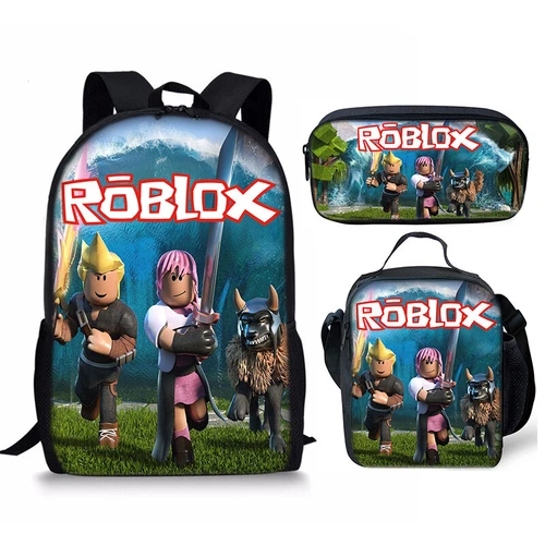 Roblox Game Backpack School Rucksack Shoulder Bag Lunch Bag Pencil Kids Gift new - Picture 36 of 50