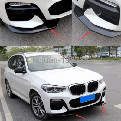 For BMW X3 2018-2019 M/sports ABS carbon fiber front bumper with front ...