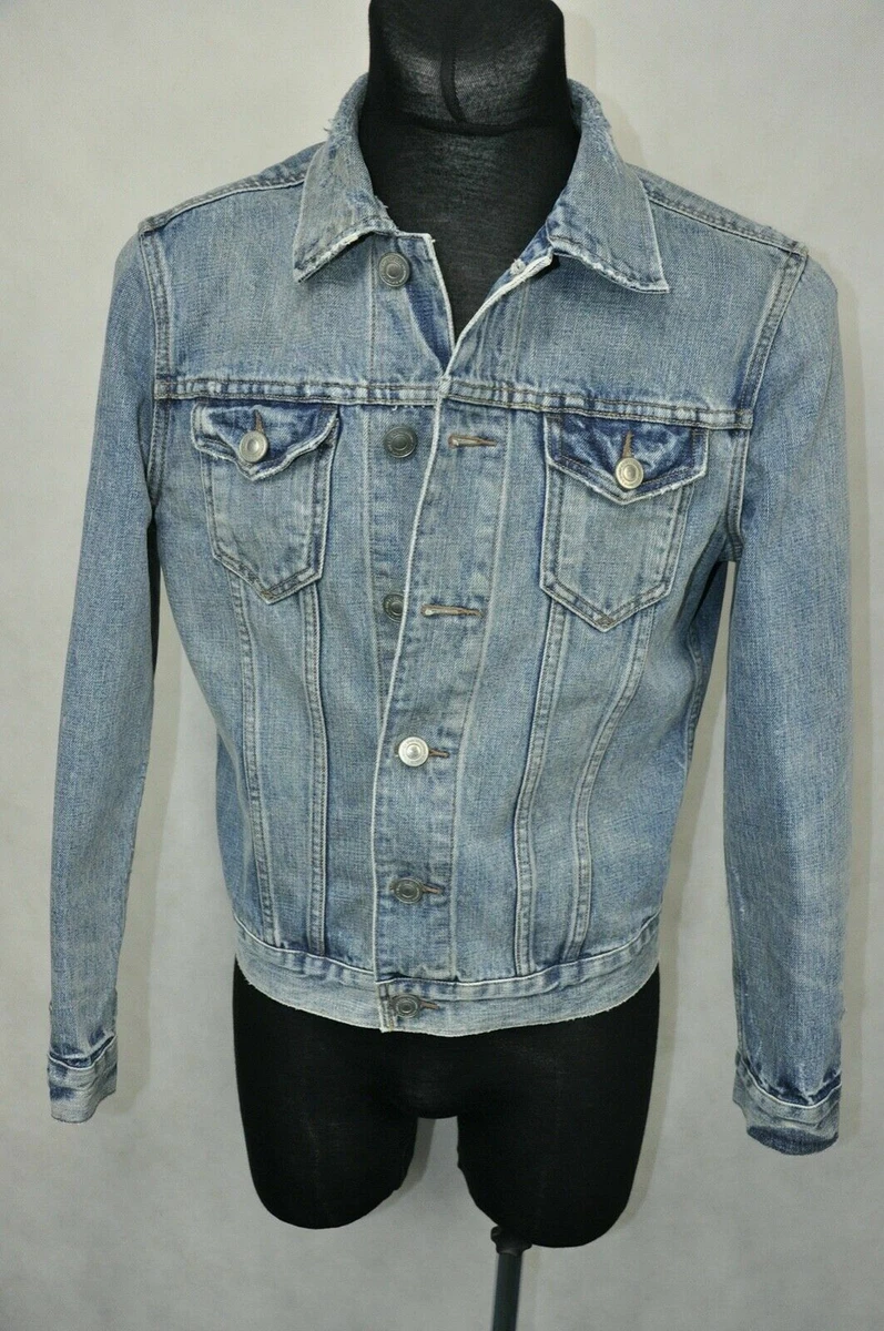 Mens all saints denim jacket sale