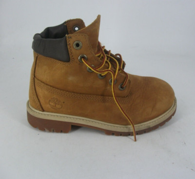 Timberland 6'' Premium Lace Up Waterproof Youth Boot Wheat UK 1 EU 33 JS9 TT 07