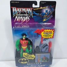 Batman Knight Force Ninjas Deluxe Side Strike Robin Action Figure Kenner New  
