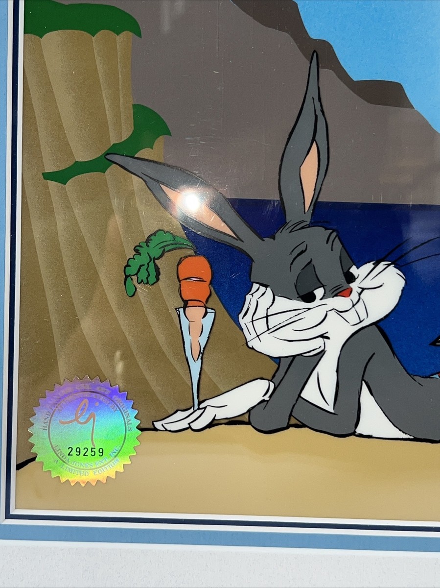 SAND TROPEZ Bugs Bunny Cell Chuck Jones Signed Limited Edition