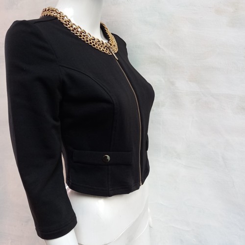 vintage short jacket woman original iconic italian luxury brand vampire gothic s - Picture 11 of 24