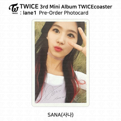 TWICE TWICECOASTER LANE1 Pre-Order Official Photocard KPOP K-POP