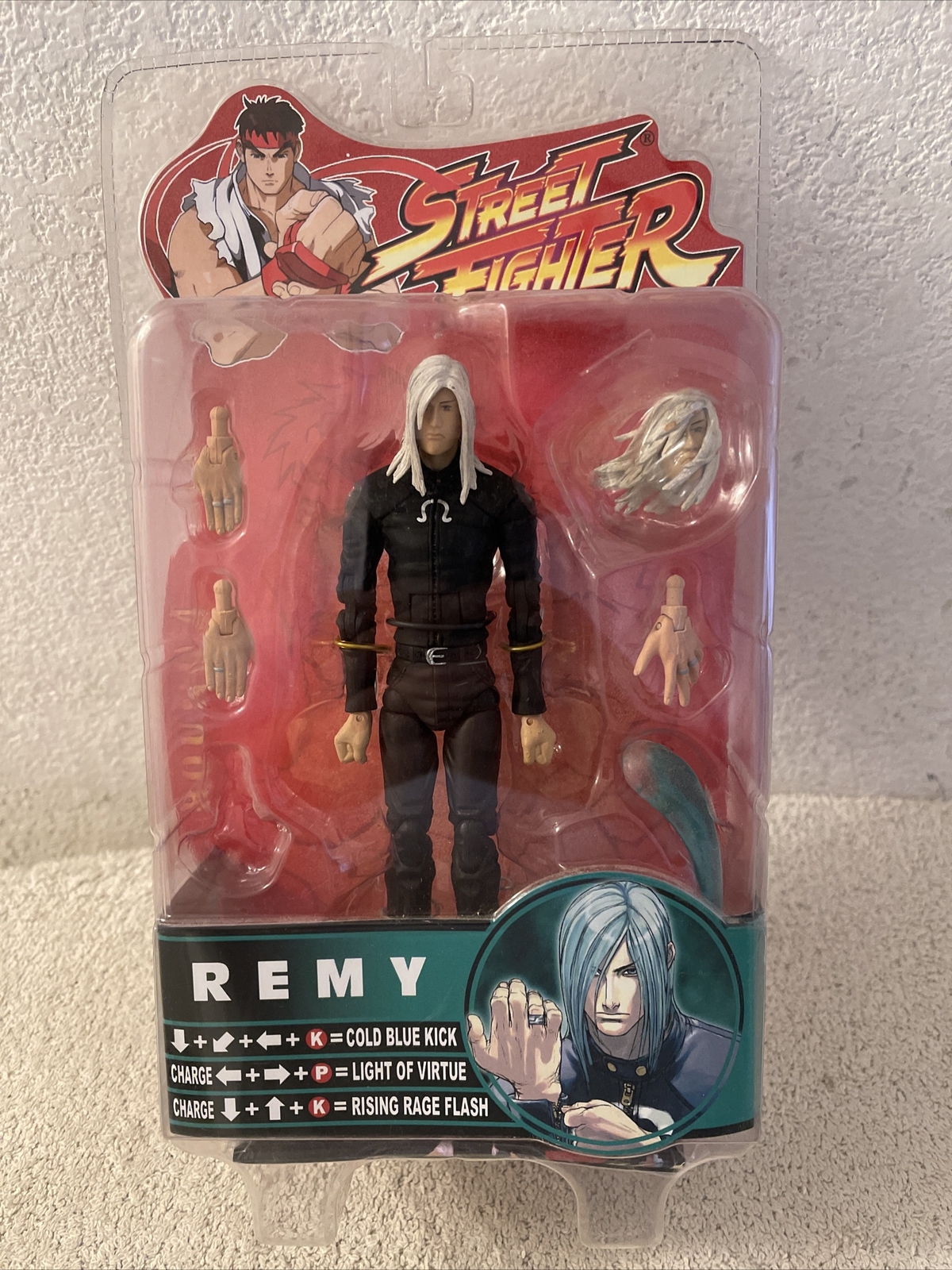 Remy Street Fighter New Sota Toys White Hair/Black Shirt Variant