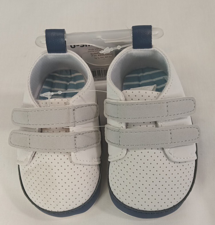 SAOLA Scarpe con suola morbida Carter's 0 3mos con chiusura ad anello e gancio