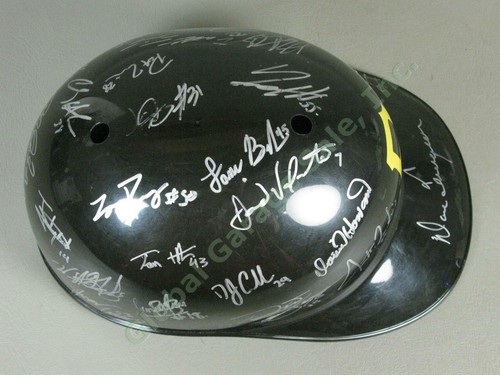 2012 State College Spikes Team signierter Baseballhelm NYPL Pittsburgh Pirates NR - Bild 5 von 6