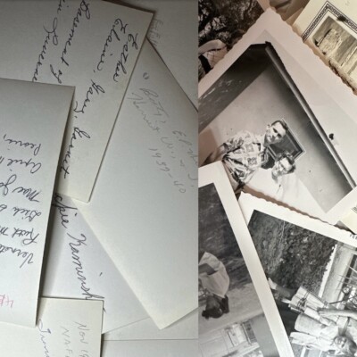 GENEALOGY PHOTO MYSTERY PIC! FULL NAMES! Vintage Black & White Identified Photo