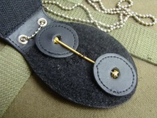 LEATHER NECK CHAIN POLICE BADGE HOLDER FIT FOR All badges