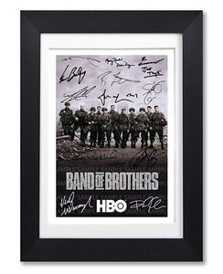 Band Of Brothers Cast Signed Poster Tv Series Season Print Photo Autograph Gift Ebay