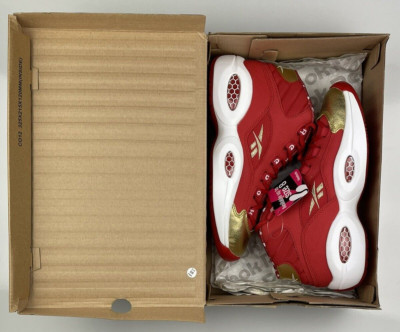 Reebok Classic Question Mid Girls Valentine's Day V72702 Size 6 NIB Hexalite DS