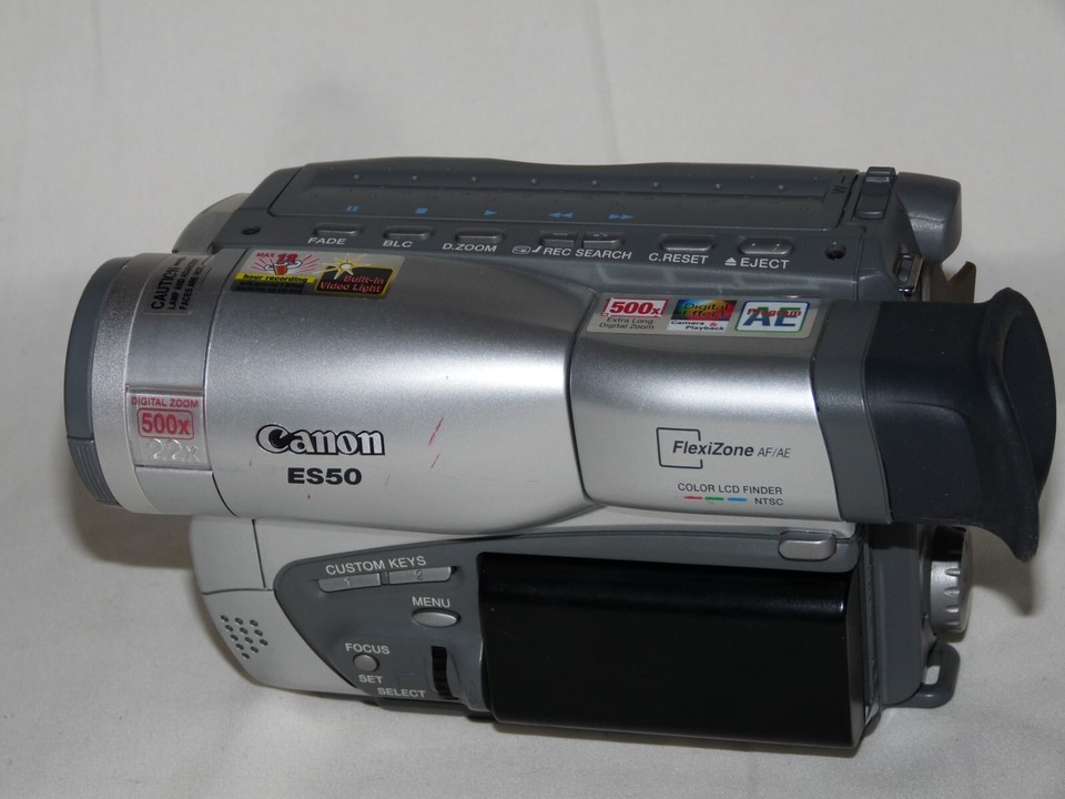 Canon ES50 ES50A 8mm Video8 Camcorder VCR Player Camera Video Transfer
