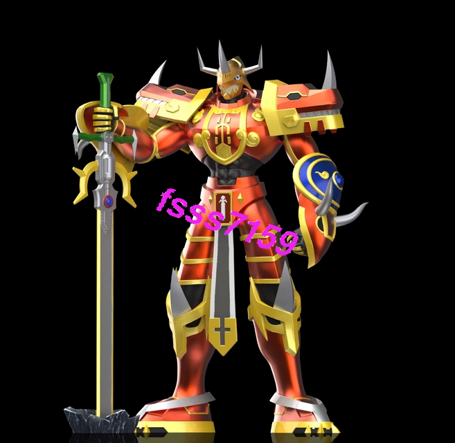 Sun Studio Digimon Kaiser Greymon Resin Model Pre-order Painted